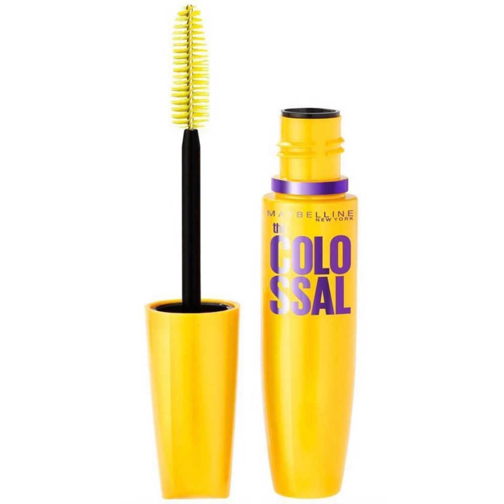 Maybelline Colossal Mascara in Yellow and Purple